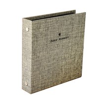 싱글 린넨 포켓 PP 앨범 3 x 5, 그레이