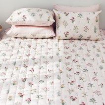 에피소드1 에이플 모달 누빔 침대패드, 핑크