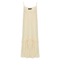 비엔엑스 여성용 레이스 슬립 뷔스티에 캉캉 맥시 롱 원피스