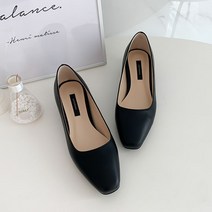 언니구두 가죽 인생 플랫슈즈 3cm