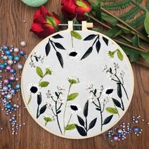 리빙듀오 프랑스 자수 DIY 패키지 20cm, A 049, 1개