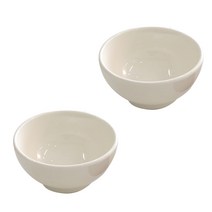 시라쿠스 뉴욕 백지 공기 밥그릇, 화이트, 2개