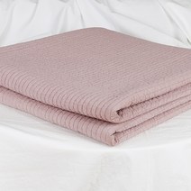 라비쉬앳홈 고밀도 100수 바이오워싱면 침대패드, 인디 핑크