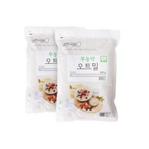 바른곡물 무농약 오트밀, 800g, 2개