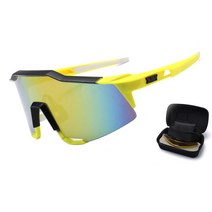 브리뷰 원피스 자전거고글 3 in 1 AA-018, 옐로우