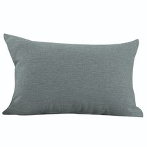 와다다샵 린넨 무지 쇼파 쿠션 솜포함, 그레이