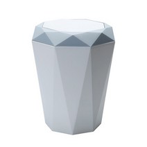 다이아몬드 쓰레기통 중, 블루, 1개
