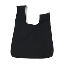 베이직 단색 매듭 런치 도시락 가방 블랙, 1개