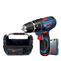 보쉬 충전 전동드릴 GSB10.8-2LI 1B + 오픈형 툴백 대 세트, 1세트