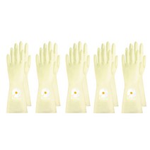 유진토피아 데이지 PVC 장갑 L1475 M 2p 세트, 랜덤발송, 5개, 중(M)