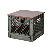 락앤락 감성캠핑 폴딩밀크박스 3종 세트 INP1076GRNS3, 그린, 1세트