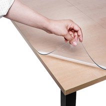 쾌청 이케아 락캅텐 책상 전용매트, 투명