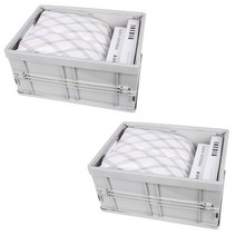 아띠홈 폴딩박스 M, 그레이, 2개