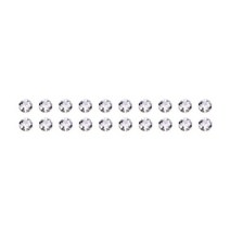핑크박스 스와로브스키 투톤컬러 시리즈 귀지압스톤 20p, Crystal white mix, 1개