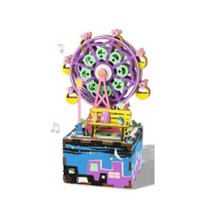 라포유 DIY 오르골 뮤직 박스 입체퍼즐, C, 100피스