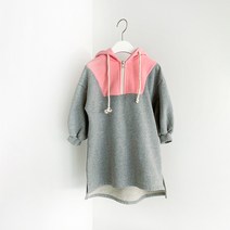 여아용 스포티 아노락 후드원피스