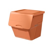 으네야 조립식 펠리컨 수납정리함 특대형, 오렌지, 1개