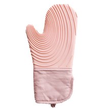 다쇼룸 주방용 실리콘 오븐장갑, 핑크, 1개