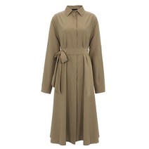 탱커스 벨트 카라 바바리 롱원피스