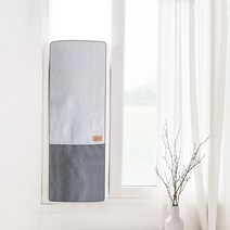 주호데코 먼지제로 에어컨커버 삼성 창문형, 그레이