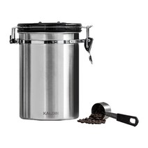 칼딘 아로마밸브 원두 캐니스터 1.8L + 계량스푼 세트, 1개