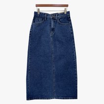 슈가펀 펜시 데님 롱 스커트