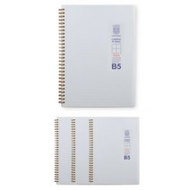 OXFORD 밀크PP 4분할 연습장 B5, 혼합색상, 4개