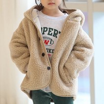 느엘 유아용 후드 덤블 패딩 점퍼