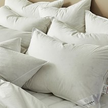 멜로우비 사계절용 프리미엄 오리털 베개솜, 화이트