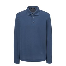 닥스 남성용 패턴 면혼방 카라 긴팔 티셔츠 DMTS2A031B2