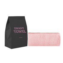 스와니 초극세사 타월 80 x 40 cm, pink, 1개