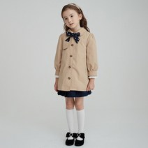 컬리수 여아용 스카프 트렌치코트 C221BYG01P