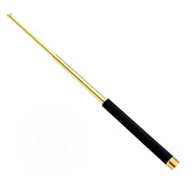 월드25 AA98 텔레스코픽 3단 호신 합금 경호봉 골드 51.5cm, 1개