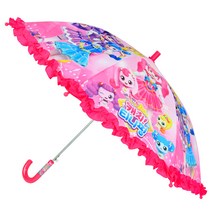 [여아우산] 캐치티니핑 프린세스 요정 투명 우산 살길이 50cm 하츄핑 여아 어린이 우산