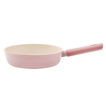 로이첸 IH 로즈핑크 인덕션 딥팬, 1개, 24 cm