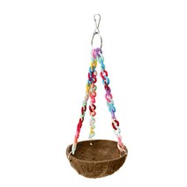 리프패럿 코코넛 체인 그네 03866, 혼합색상, 1개