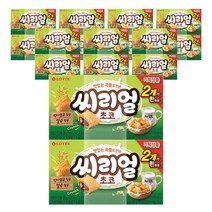 롯데제과 맛있는 곡물로 만든 씨리얼 초코 2p, 56g, 8개