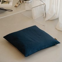 바자르 데코 모더닉 쿠션 겸 방석커버 + 마이크로화이바 쿠션솜, 더스크네이비