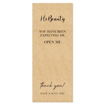 미카엘그라운드 선물 포장 라벨 스티커 용품 B5 x 50p, 크라프트, 2개