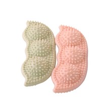 강아지 이갈이 장난감 12 x 5 x 3.5 cm 2종 세트, 그린, 핑크, 1세트