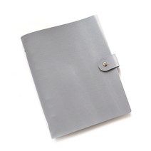스탠다드리빙 가죽 접착식 사진 앨범, 그레이, 20매