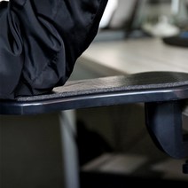 쇼핑죠이 책상 손목보호 팔걸이 팔받침대, 블랙, 1개
