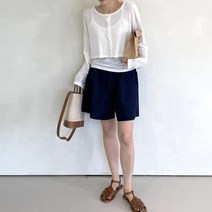 레던 워싱 코튼 반바지