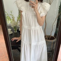 포플러앤씨 라라엔 어깨프릴 원피스