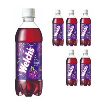 웰치 그레이프 소다, 500ml, 6개