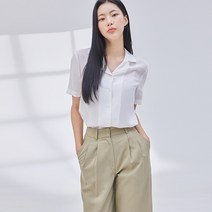 미쏘 테일러드 반팔 블라우스