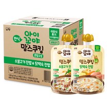아이꼬야 맘스쿠킹 이유식 100g 12개월부터, 소고기 + 두부 혼합맛, 10개