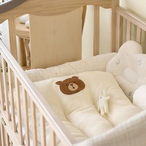 에시앙 모데즈 웨건 사용 가능 휴대용 아기침대 + 3중 거즈 블랭킷 랜덤발송 세트, 앙곰