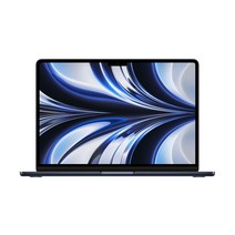 Apple 2022 맥북 에어, 미드나이트, M2 8코어, GPU 8코어, 256GB, 8GB, 30W, 영문, Z1600001Y