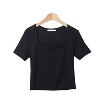 린다샵 여성용 라브메 스퀘어넥 골지 반팔 니트 NT3805K26